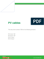 PV Cable Technical Data Sheets