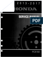 Honda PCX150 Service Manual PDF