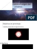 Teorías Sobre El Origen Del Universo