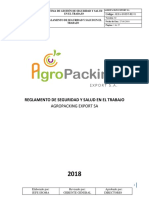 Aesa-Sgsst-Re-1 Reglamento de Seguridad y Salud en El Trabajo