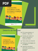 Perfil dos alunos das Federais