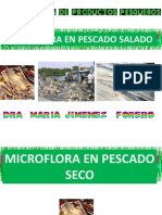 Microflora en pescado salado y seco