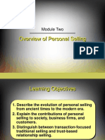 Chapter 1 - Overview of Personal Selling