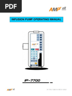 Infusion Pump Operating Manual: IP-7700 / UME-04-REV.8-10E18