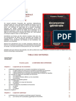 F Z Livre - Sommaire+Résumé - Economie Générale - 3 Pages Dunod-Frédéric Poulon