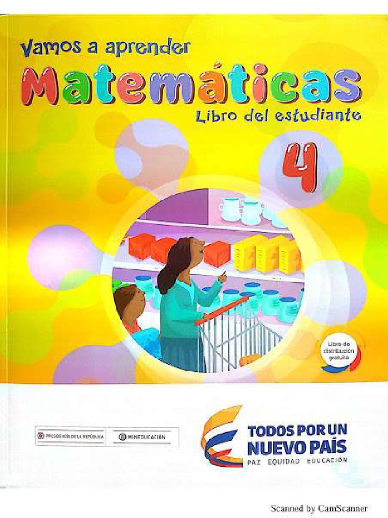 Vamos a Aprender Matemáticas 4° Libro Del EstudianteMEN PAG115 GRADO