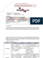 PROYECTO DE APRENDIZAJE Dia de La Madre