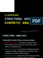 Structural analysis kinematic techniques