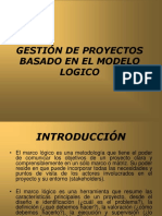 2- Gestión de Proyectos Basado en El Modelo Logico
