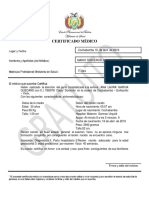 Certificado Medico Hecho