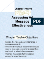 Chapter Twelve: Assessing Ad Message Effectiveness