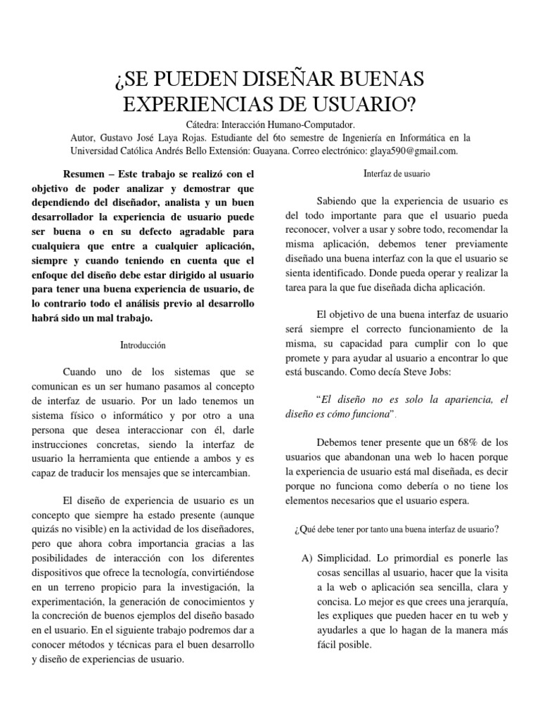 Ux - Ihc | PDF | Experiencia de usuario | Usabilidad