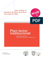 Lineamientos para Orientar La Conformación Del Plan Lector PDF