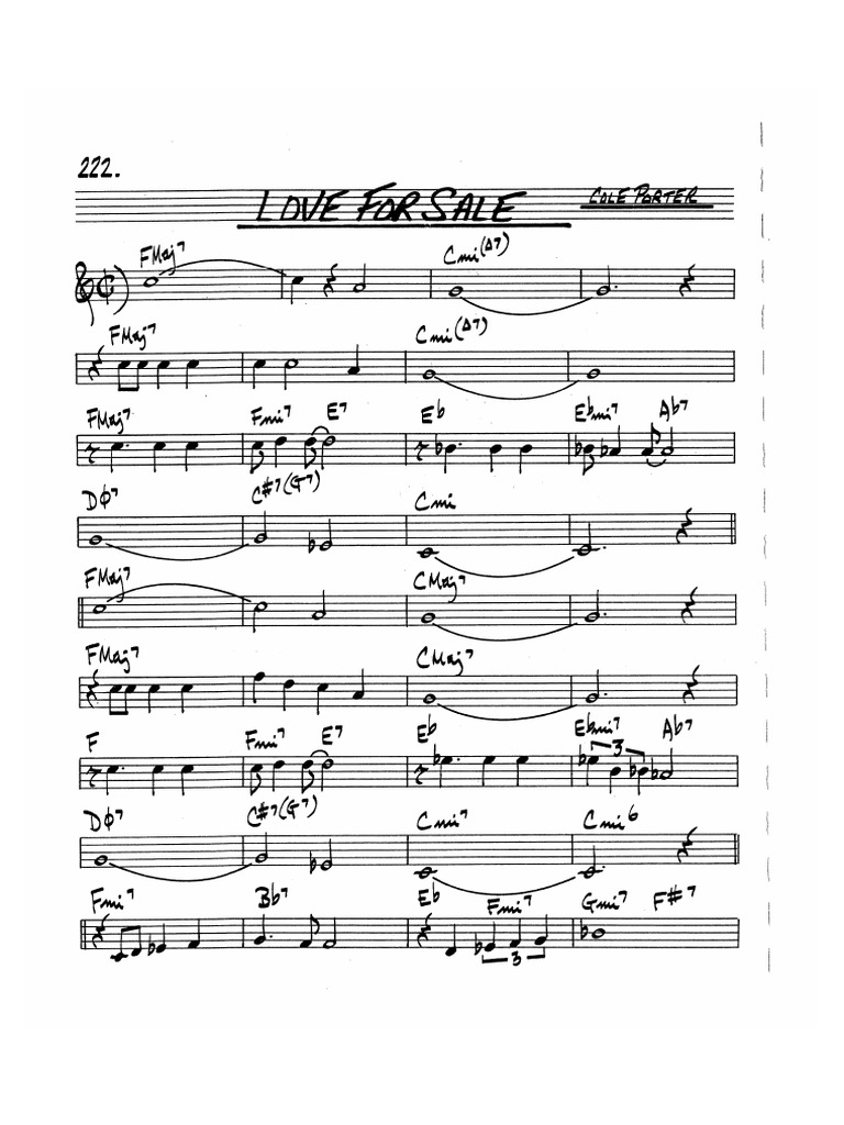 Love For Sale Pdf