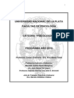 Programa Psicologia 1 2019