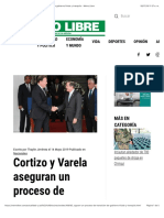 Cortizo y Varela aseguran un proceso de transición de gobierno fluido y tranquilo - Metro Libre