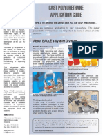 Cast Polyureth Ane Application Guide: About BAULÉ's Sys Te M Divis Ion