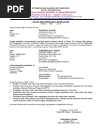 Format II - Surat Rekomendasi Dari Kepala Instansi