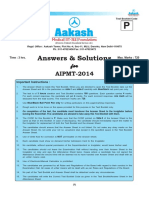 AIPMT 2014 Code-P-Solution PDF