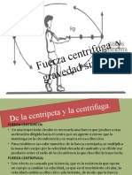 Fuerza Centrifuga y Gravedad Simulada