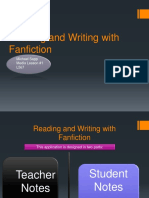 Reading and Writing With Fanfiction: Michael Sapp Media Lesson #1 L567