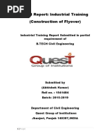 Final Report: Industrial Training (Construction of Flyover)