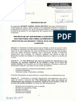 Proyecto de Ley Que Dispone La Ejecución de Un Plan Multisectorial Que Cubra Las Brechas Que Agravan Impactos de Las Heladas y Friaje, en El Marco Del Cambio Climático