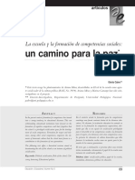 Trabajo La Escuela y La Formación de Competencias Sociales 