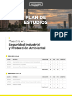 Plan de estudios Maestria Seguriad Industrial