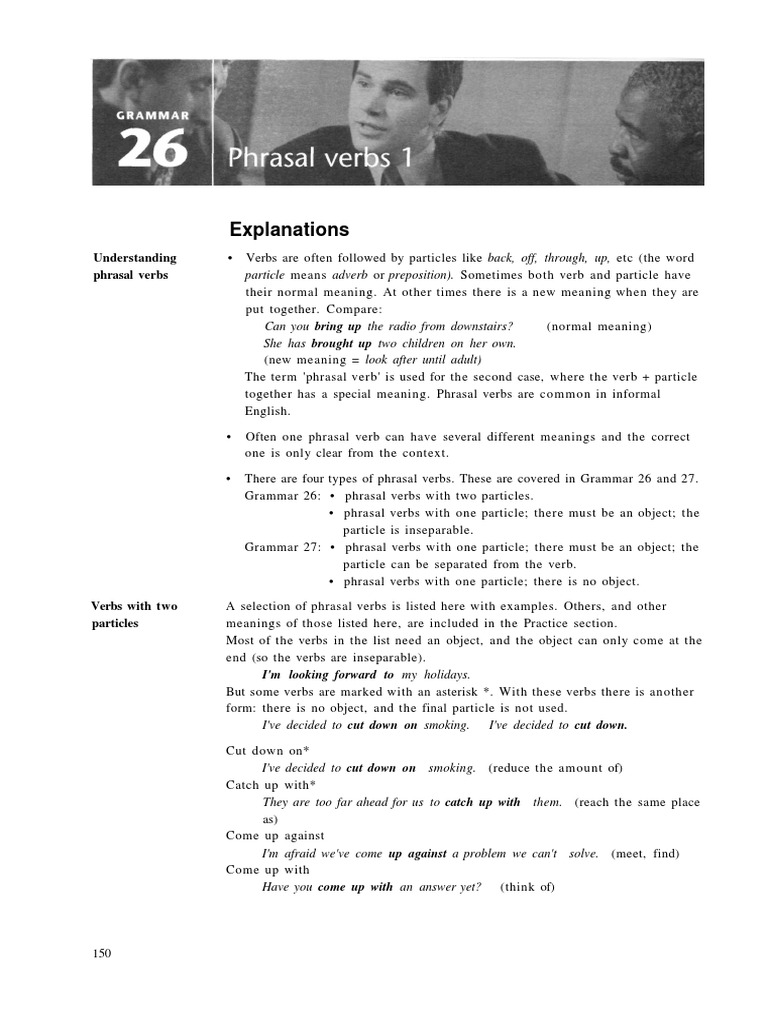 Phrasal Verbs | PDF | English Grammar | Phrase