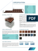 Classic Tile Specification: Technical Data