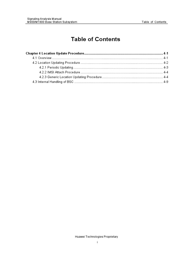 Location Update Procedures Overview | PDF | Telecommunications | Mobile ...