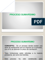 PROCESO SUMARÍSIMO Concepto. Procedencia o Asuntos Que Se Tramitan. Competencia. Procedimiento. Plazos. Inadmisibilidad e Improcedencia.