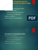 Tecnologías de Los Descargadores (SPD) Selección de Dispositivos