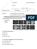 Evaluación Ciencias Naturales Movimientos