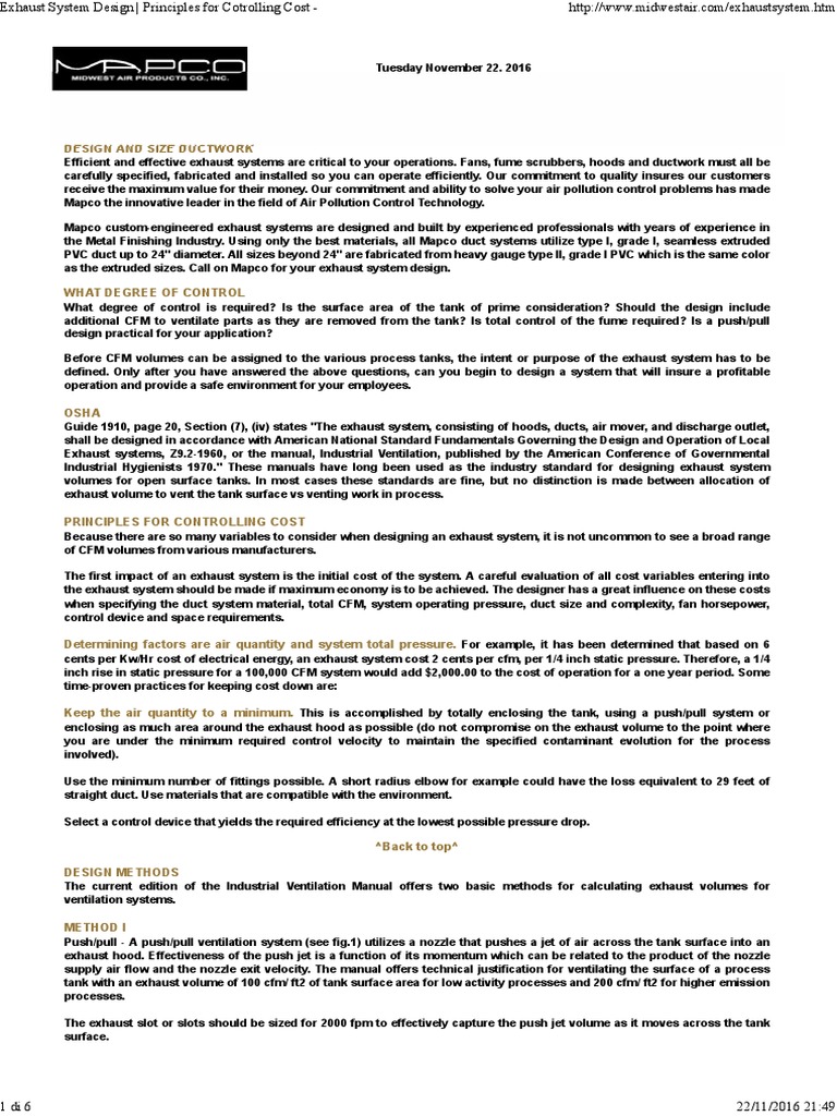 Design and Size Ductwork PDF Duct (Flow) Screw
