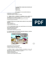 Reforzamiento Sobre Derecho y Responsabilidades de Los Niños