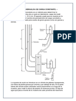 Conductividad Hidraulica de Carga Constante