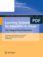 Learning Technology For Education in Cloud PDF