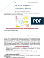 Manejo de Archivos en Lenguaje C