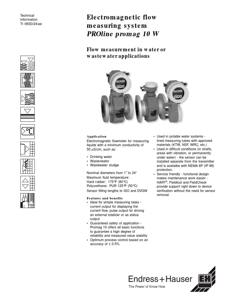 Magnetic Flow E H Flow Measurement Power Supply