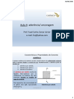 Aderência e ancoragem de barras de aço no concreto armado