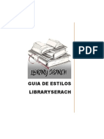 Guía de Estilos de LibrarySearch v3