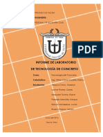 Informe Final de Tecnologia de Concreto