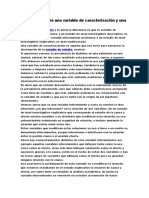 Diferencias Entre Una Variable de Caracterización y Una Interviniente