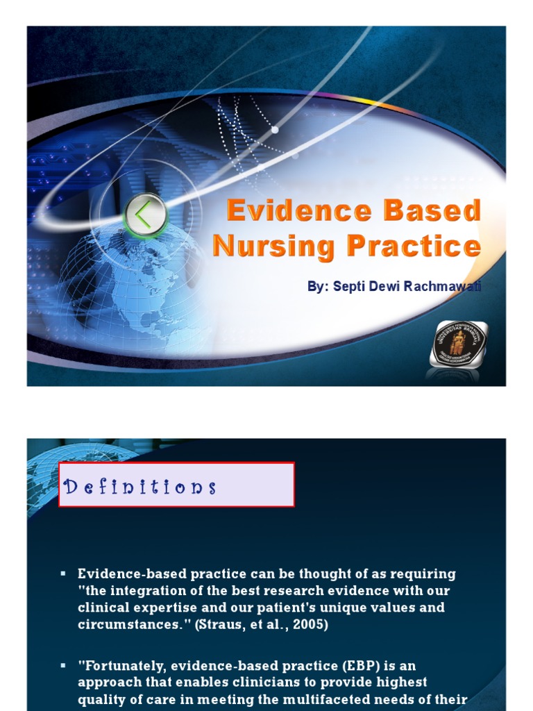 Evidence Based Nursing Practice PDF | PDF | Evidence Based Medicine ...