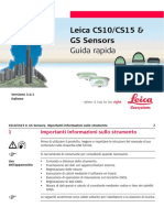 Leica Geosystem User manual 793256_Leica_CS10_CS15_GSSensors_QG_v3.0.1_it