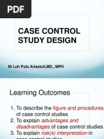 Case Control Study Design: Ni Luh Putu Ariastuti, MD., MPH