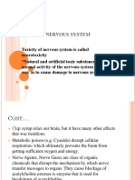 Toxicity of Nervous System