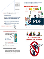 Prevención del dengue con medidas sencillas